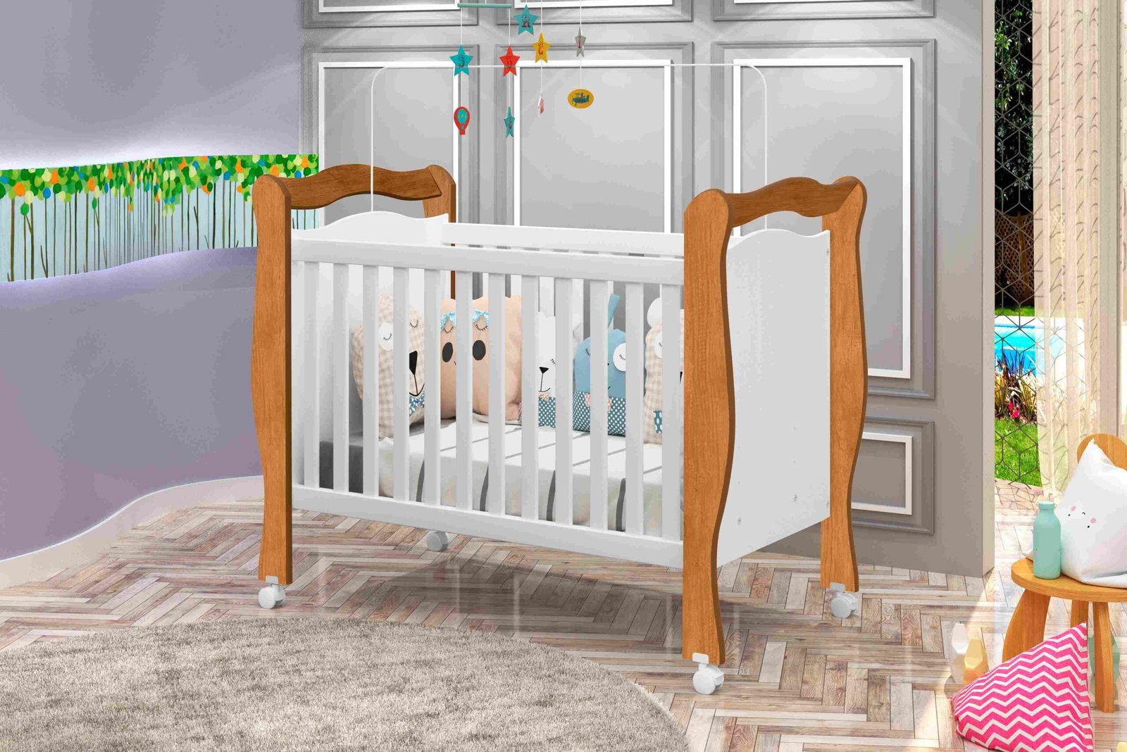 Berço Mini Cama Alvin - Imagem 2