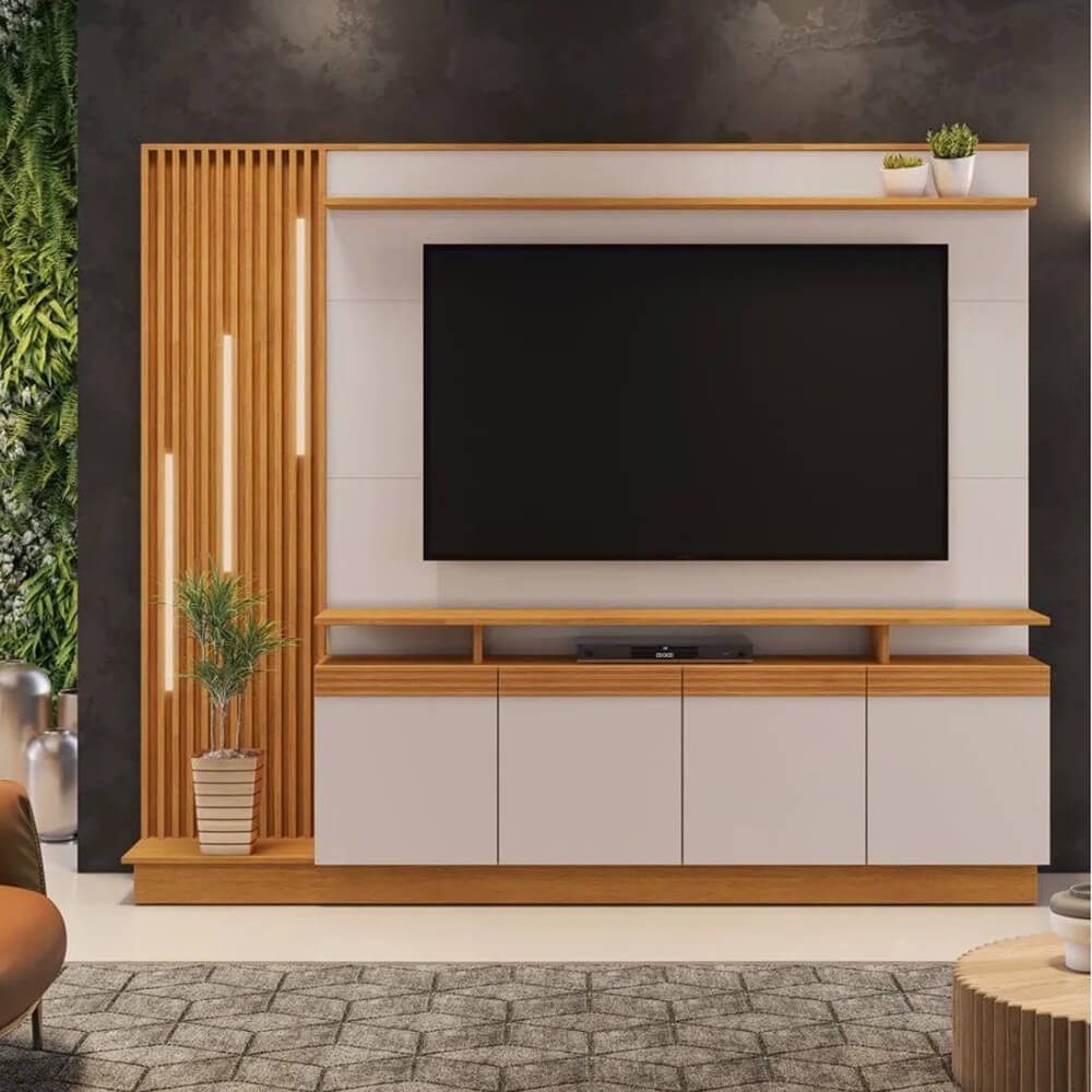 Home Absoluto Estante 65 Polegadas com led