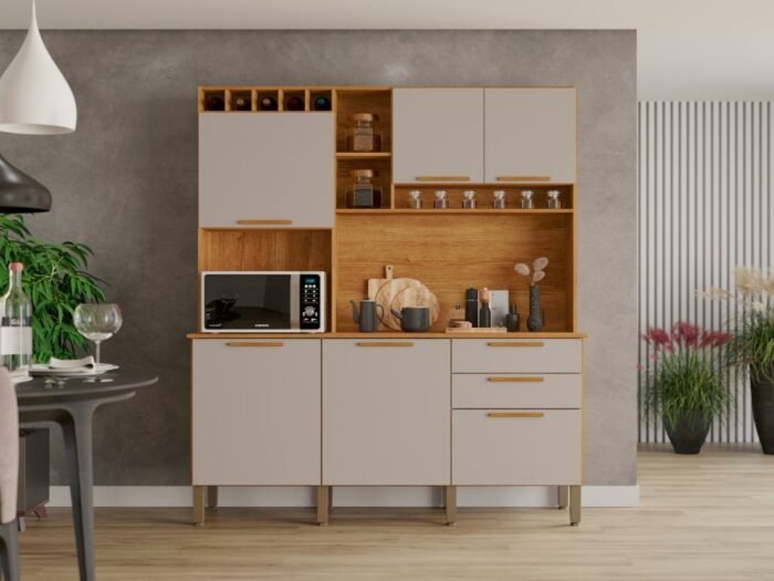 Armário Kit de Cozinha New Topázio 1,65m - Imagem 3