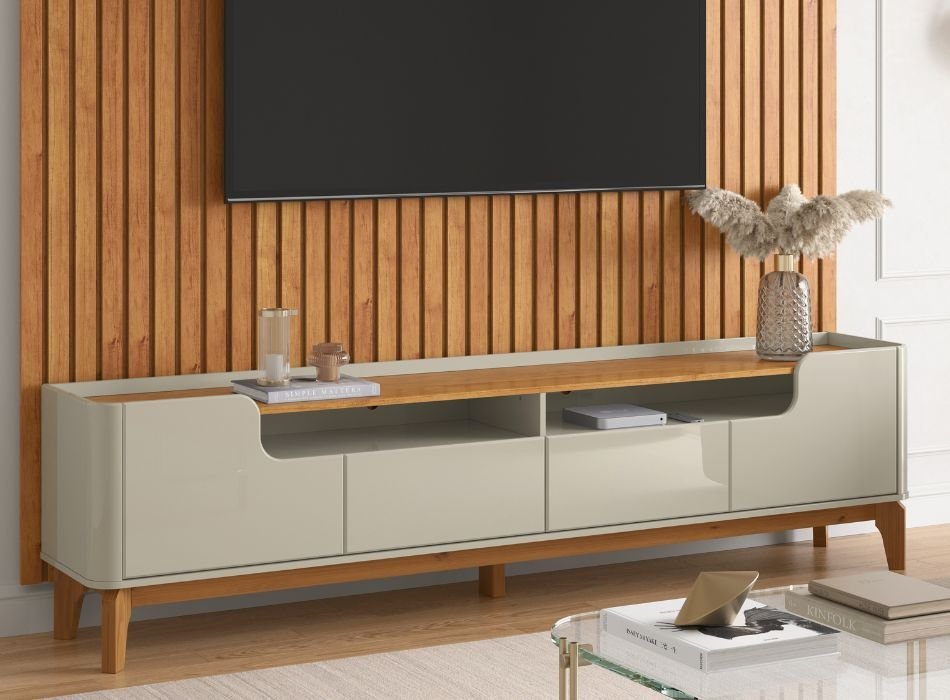 Rack Flip 1,80 cm Off White/Cinamomo