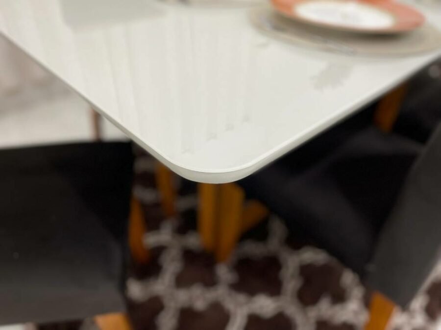 Mesa de Jantar Itália 1.60×0.80 Com 6 Cadeiras - Imagem 3