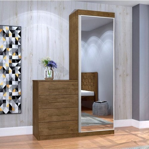 Cômoda/Multiuso Thor com Espelho da J&A Moóveis - Imagem 2