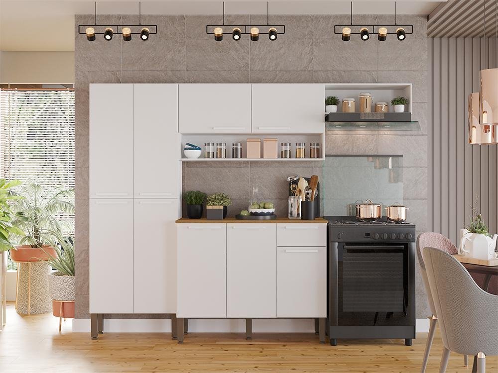 Cozinha Completa Madri 4 peças – Branco - Imagem 2
