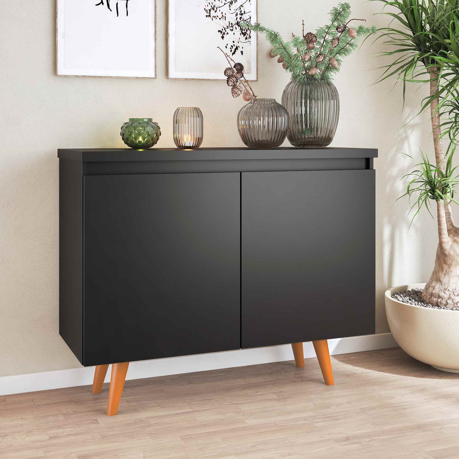 Buffet Uno, Côr Preto, da Viero Móveis