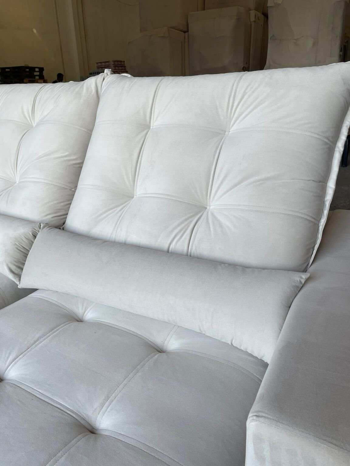 Sofá Retrátil e Reclinável Malu 250 Bege – D’VITRINE ESTOFADOS - Imagem 2