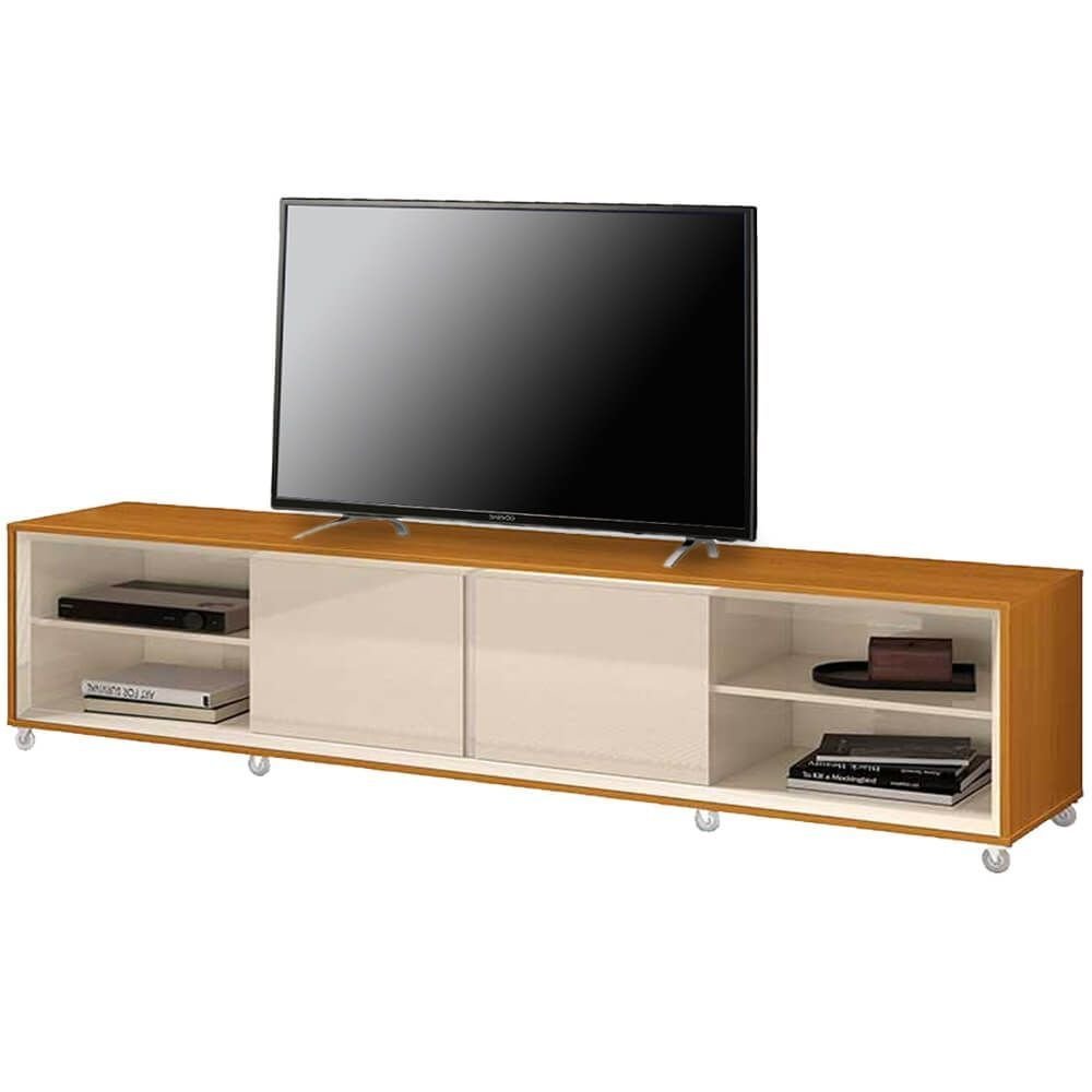 Rack Thor 180cm 2 Portas para TV até 75 Polegadas EDN Cedro Off White