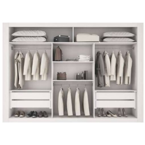 Roupeiro Veneza Luxo, Côr Naturale/Naturale Ripado - Imagem 2