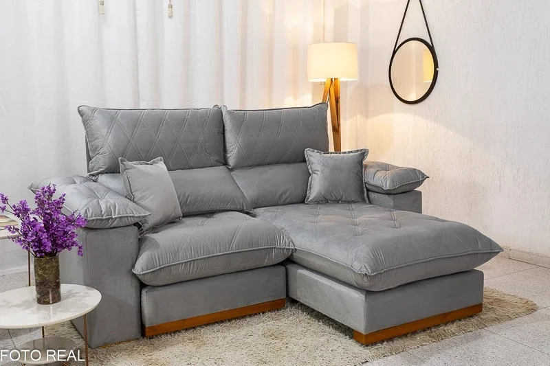 SOFÁ RETRÁTIL RECLINÁVEL MAGNUM MOLAS ENSACADAS