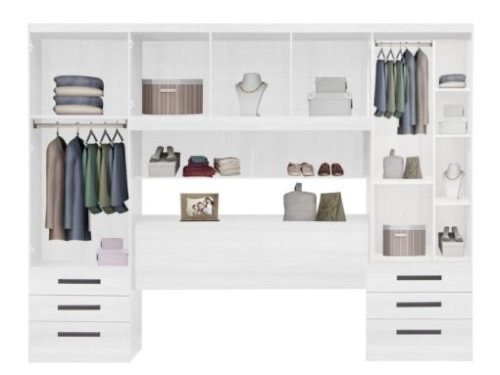 Guarda-Roupa Acoplado México 5 portas + Floripa 2 portas Casal - Imagem 2